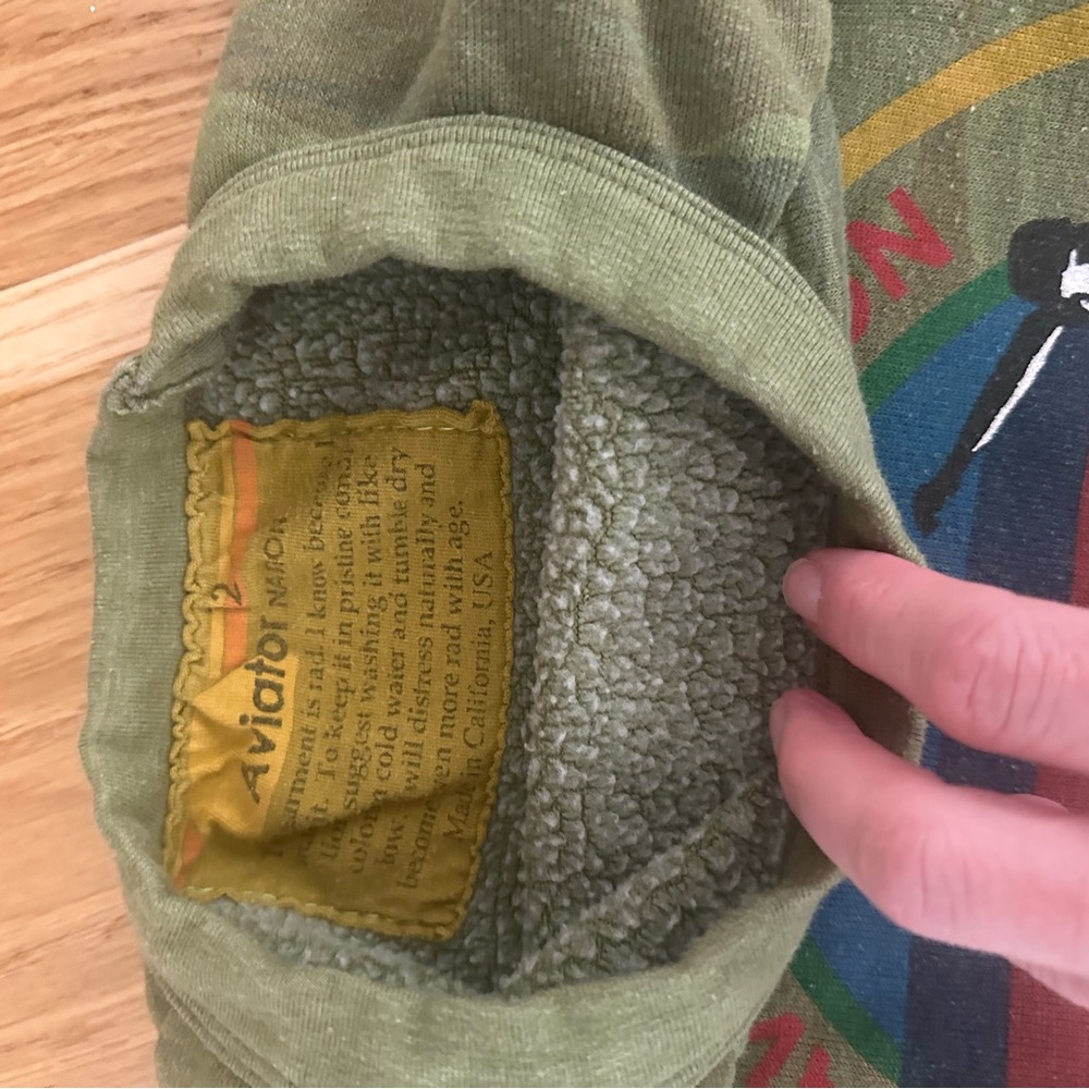 KID'S AVIATOR NATION MALIBU SWEATSHIRT - CAMO - 12